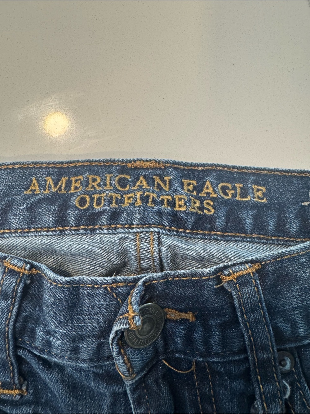 American Eagle Outfitters Dark Blue Denim Jeans